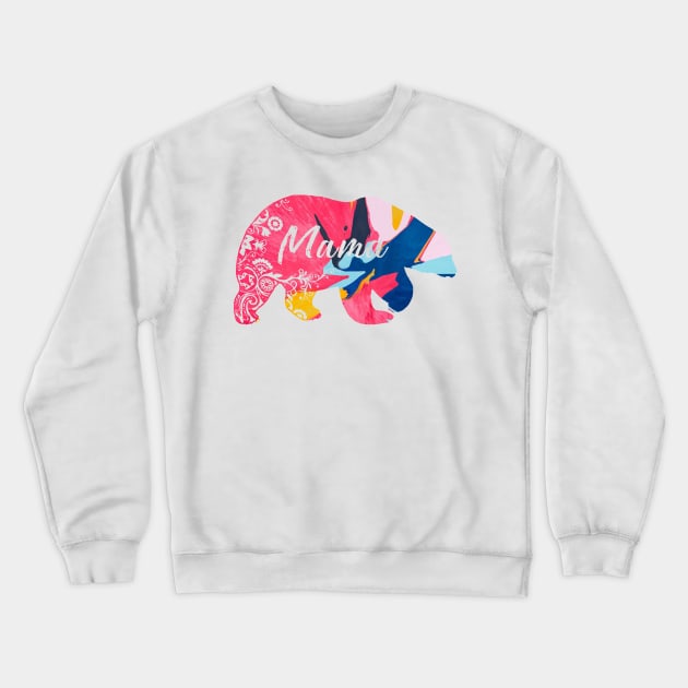 mama bear Crewneck Sweatshirt by clownverty